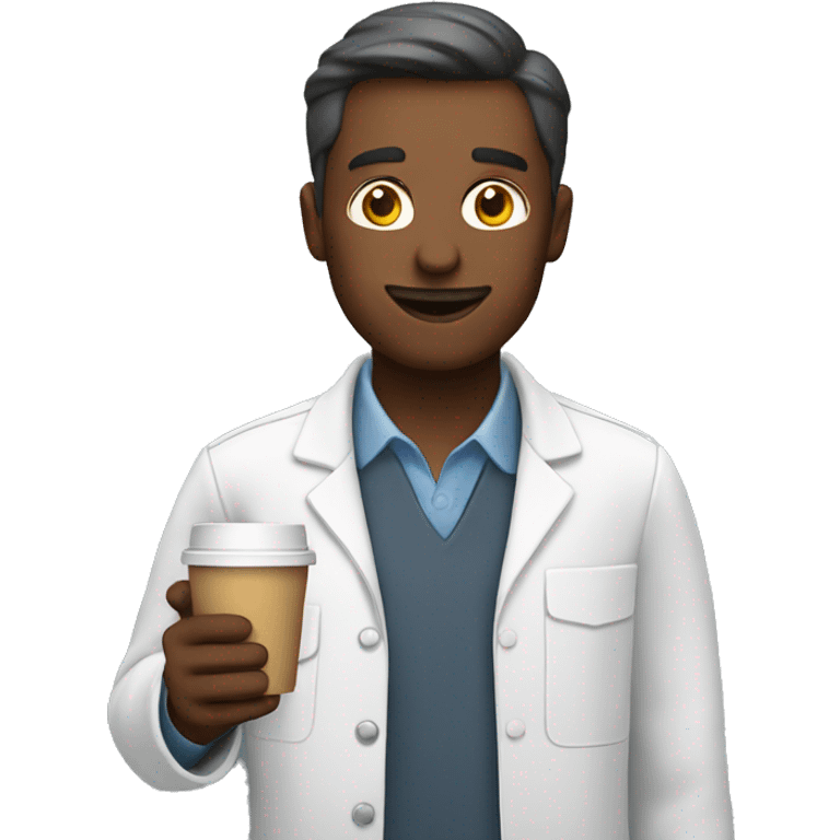  engineer holds coffee emoji