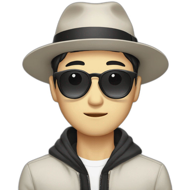 Stylish Korean man emoji