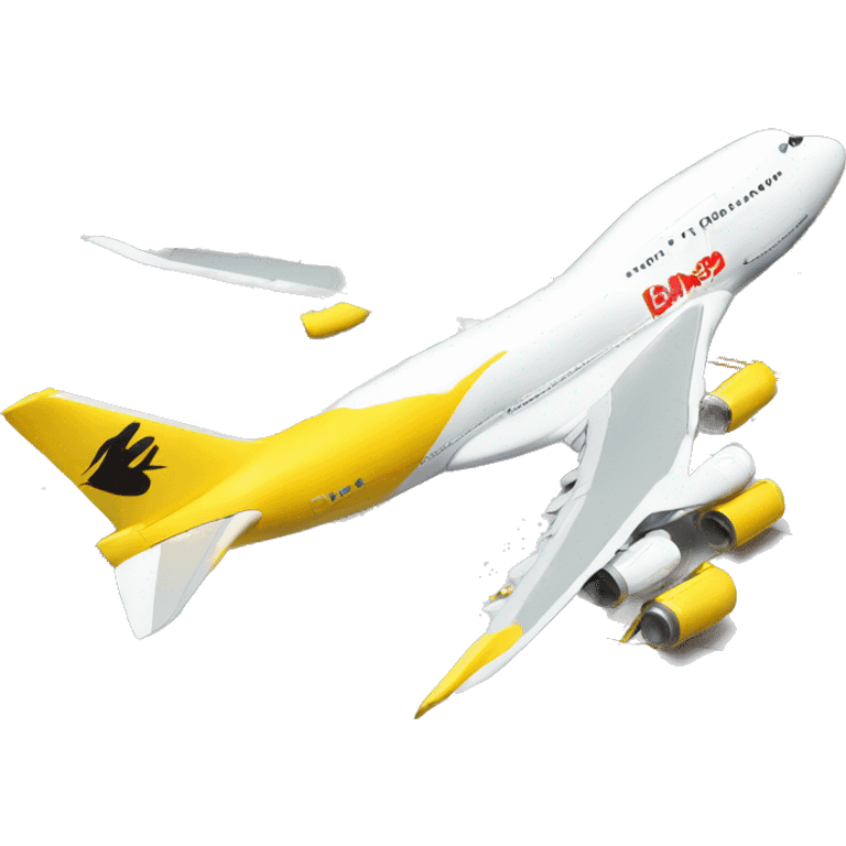 Banana airlines boeing 747 emoji