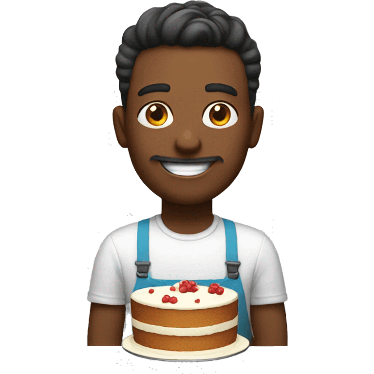 Making a cake emoji