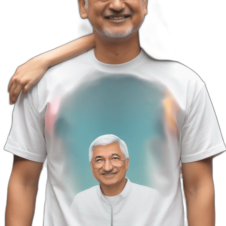 mia khalifa neckline tshirt hugging to Andres Manuel Lopez Obrador fronted emoji