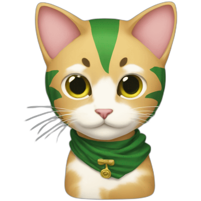 zoro as a cat emoji