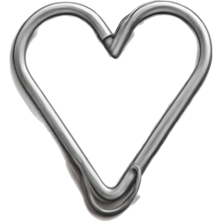 paper clip heart emoji