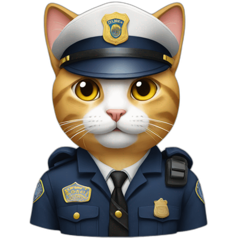 Cat police emoji