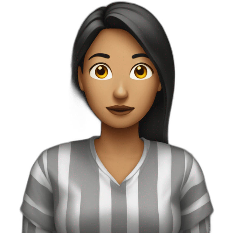 Woman-jail emoji