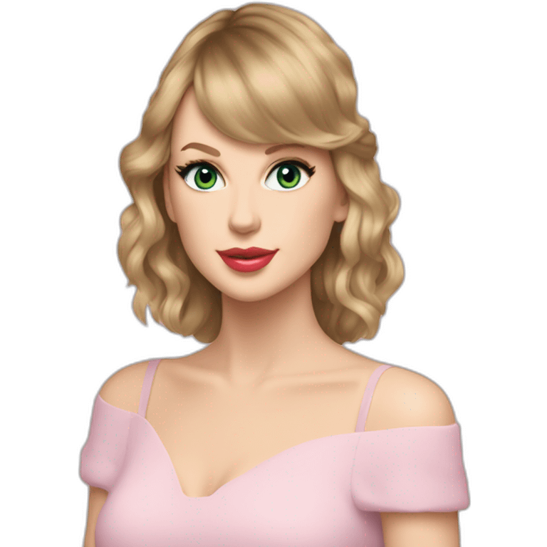 tylor swift con un pastel emoji