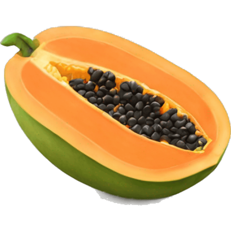 Papaya emoji