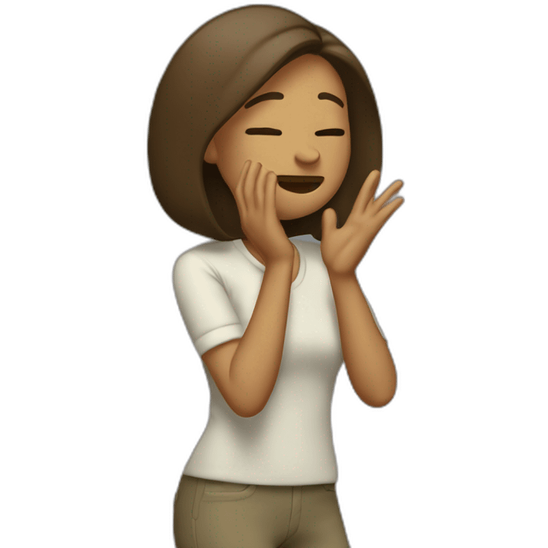 Femme qui dab emoji