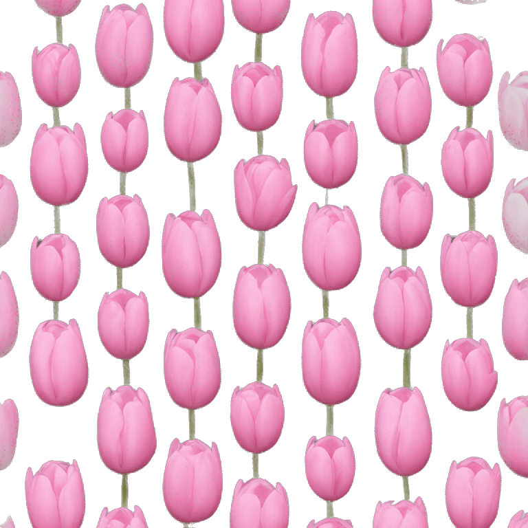 pink tulips emoji