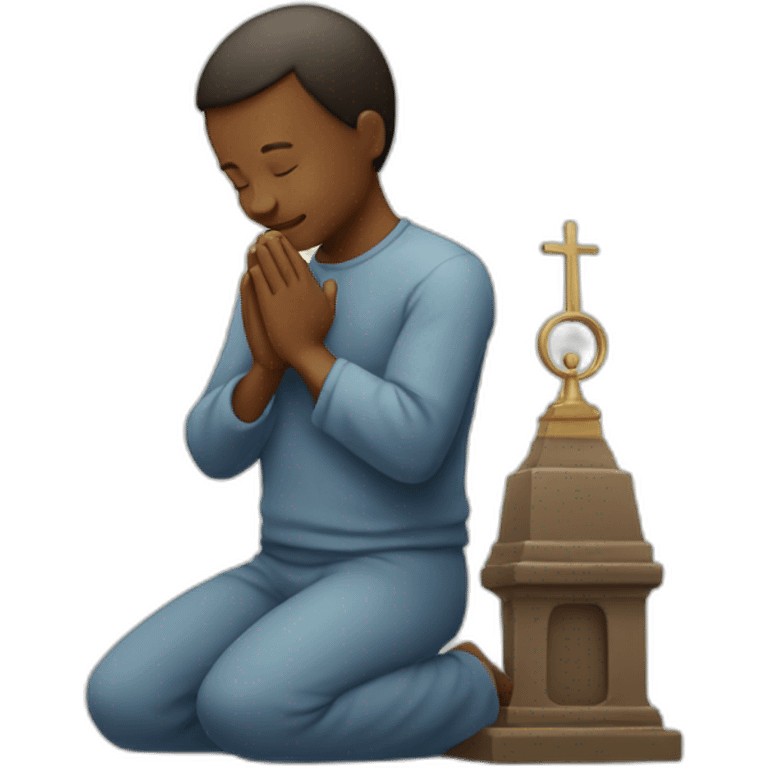 Praying the lord emoji