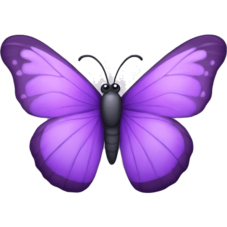 cute purple butterfly emoji