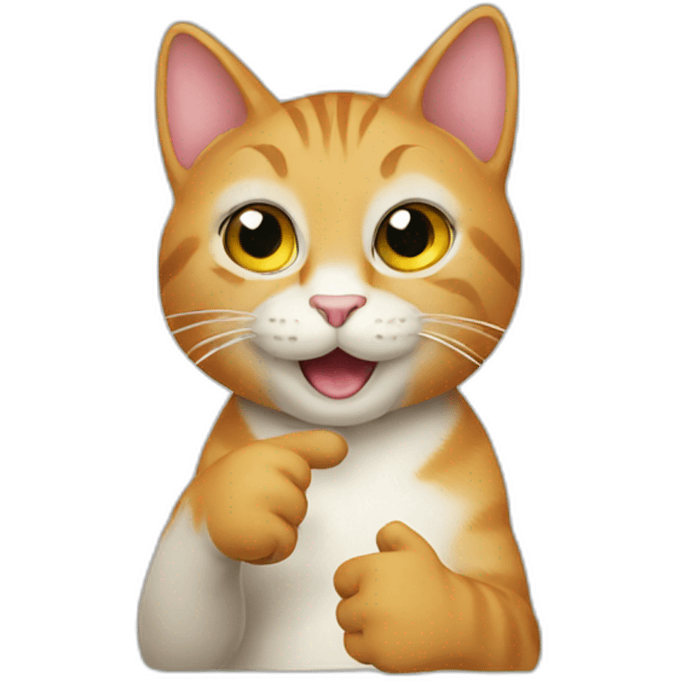 cat thumbs up emoji