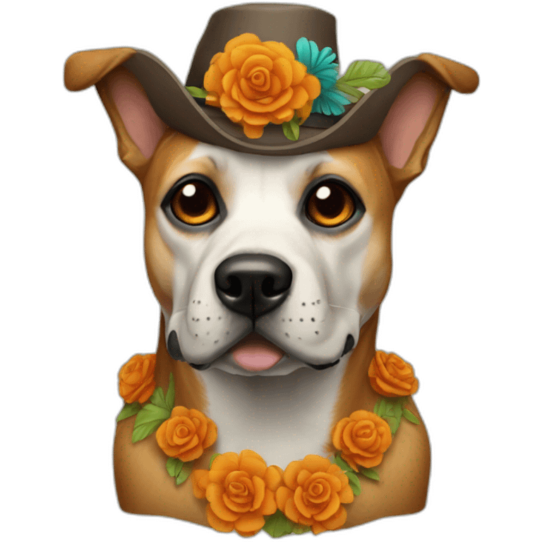 dias de los muertos dog emoji