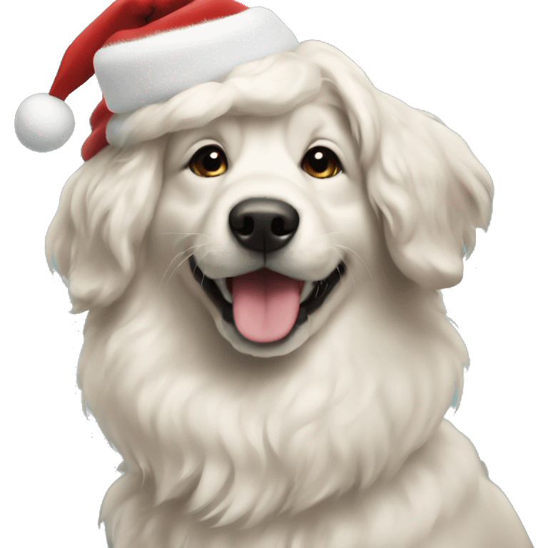 christmas doggy emoji