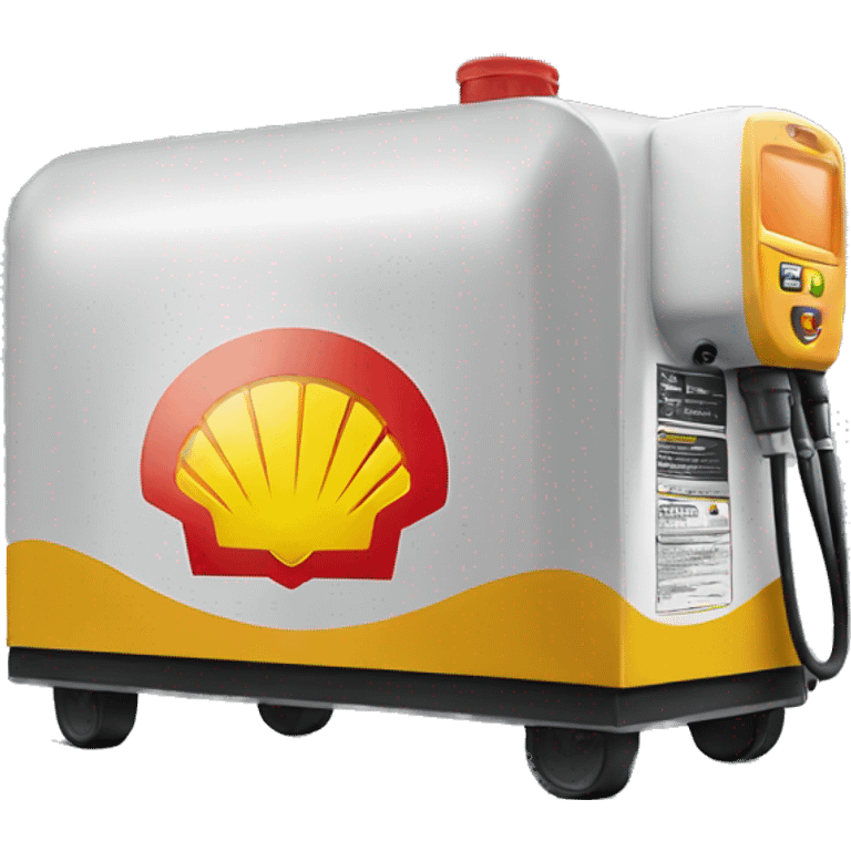 Create full hd emojis of Shell fuel company emoji