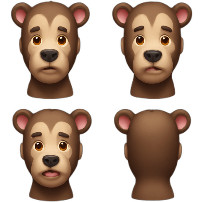 man bear pig emoji