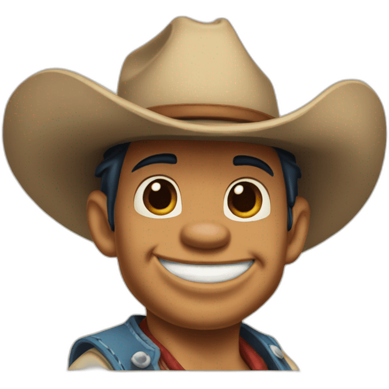 stitch cowboy from lilo and stitch emoji