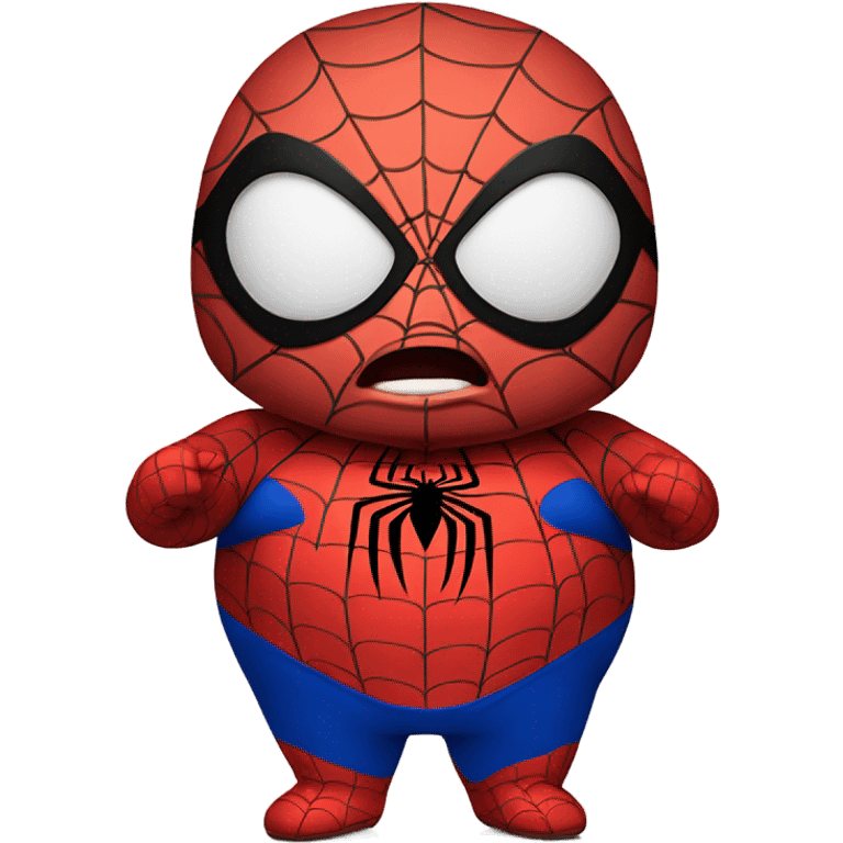 Overweight spiderman emoji