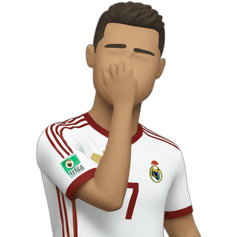 Ronaldo qui dab emoji