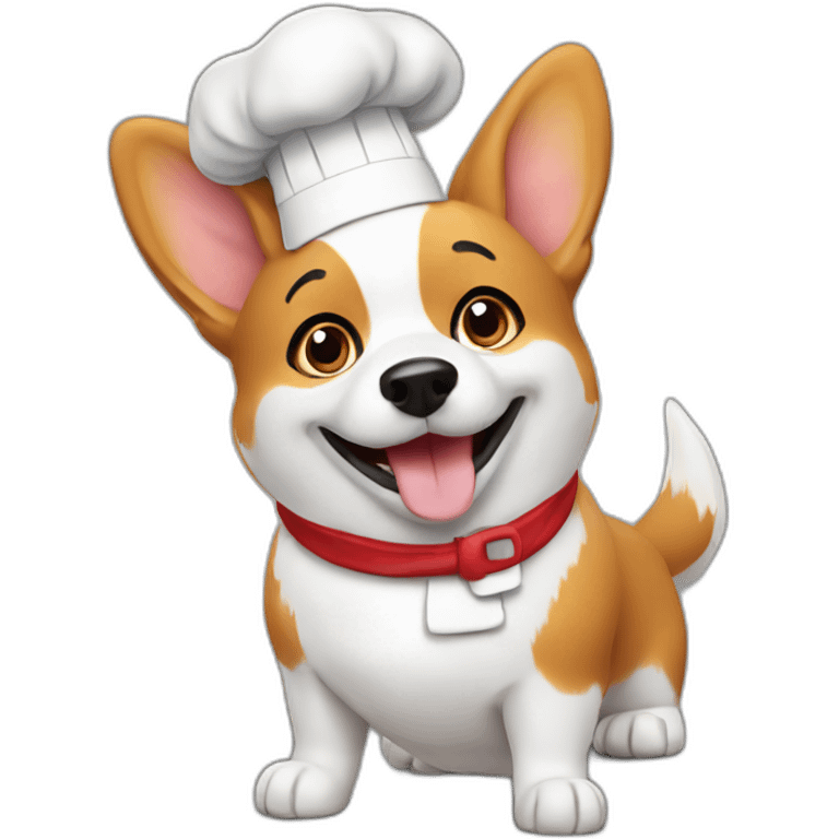 corgi chef emoji