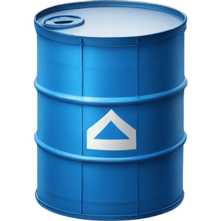 blue oil drum emoji