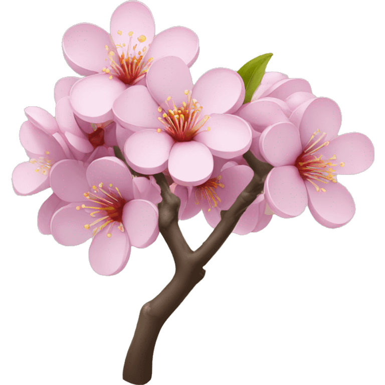 singular plum tree blossom emoji