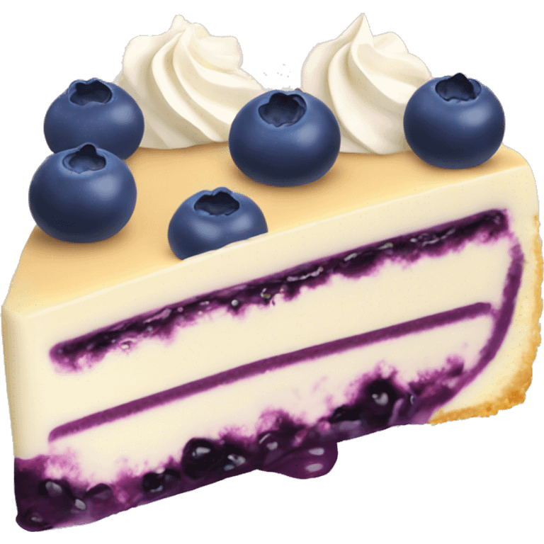 Blueberry Cheesecake  emoji