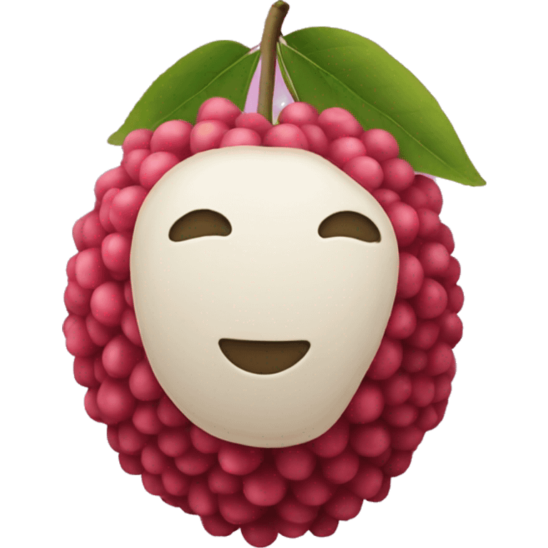 Lychee emoji