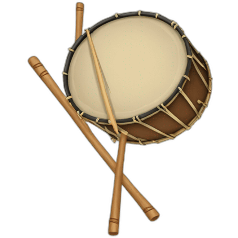 Stick drum emoji