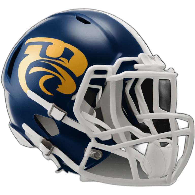 University of California Berkeley Football helmet emoji