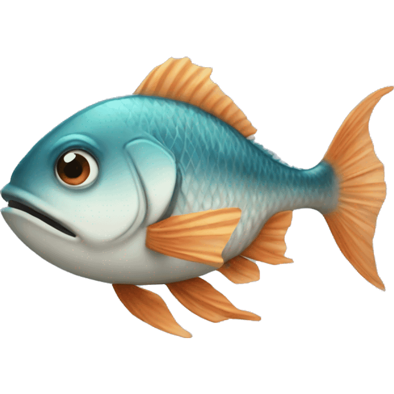 fish with smi emoji