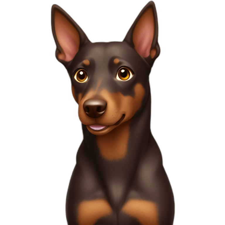 Australian kelpie chocolate emoji