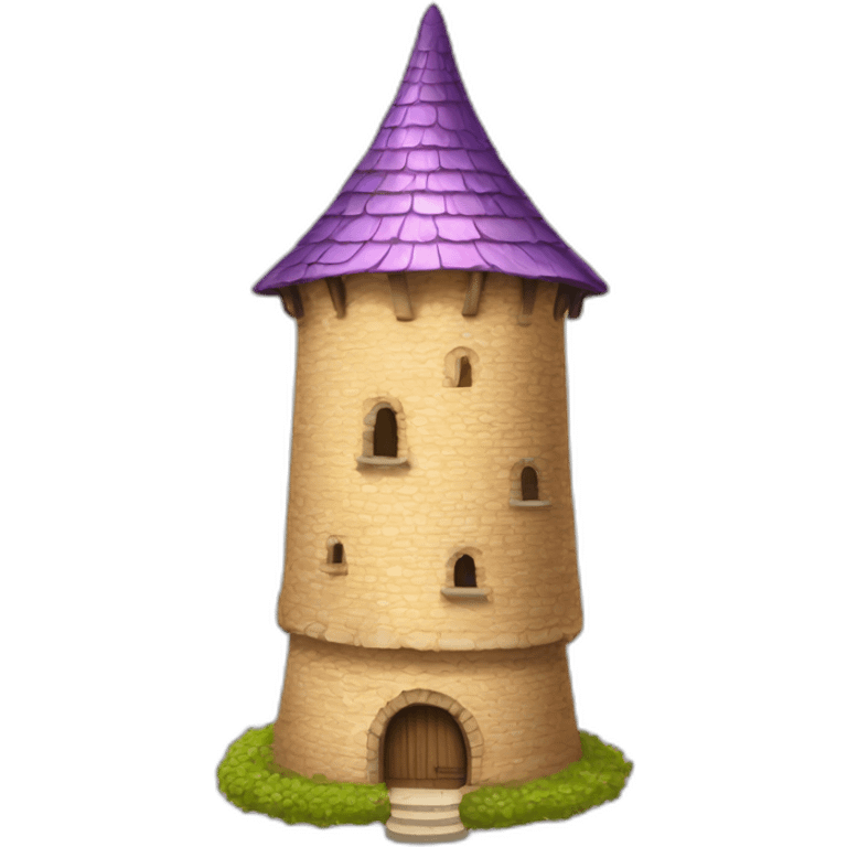 Rapunzel tower emoji