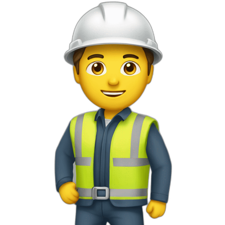 Trabajador petrolero safety emoji