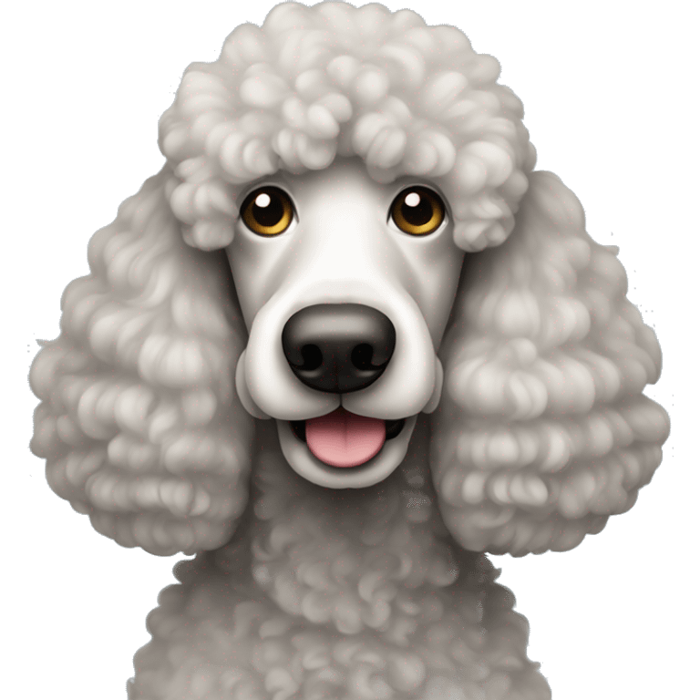 Standard poodle emoji