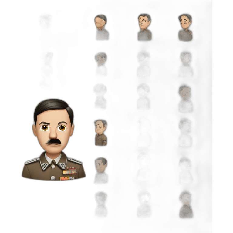 hitler avec son costume emoji