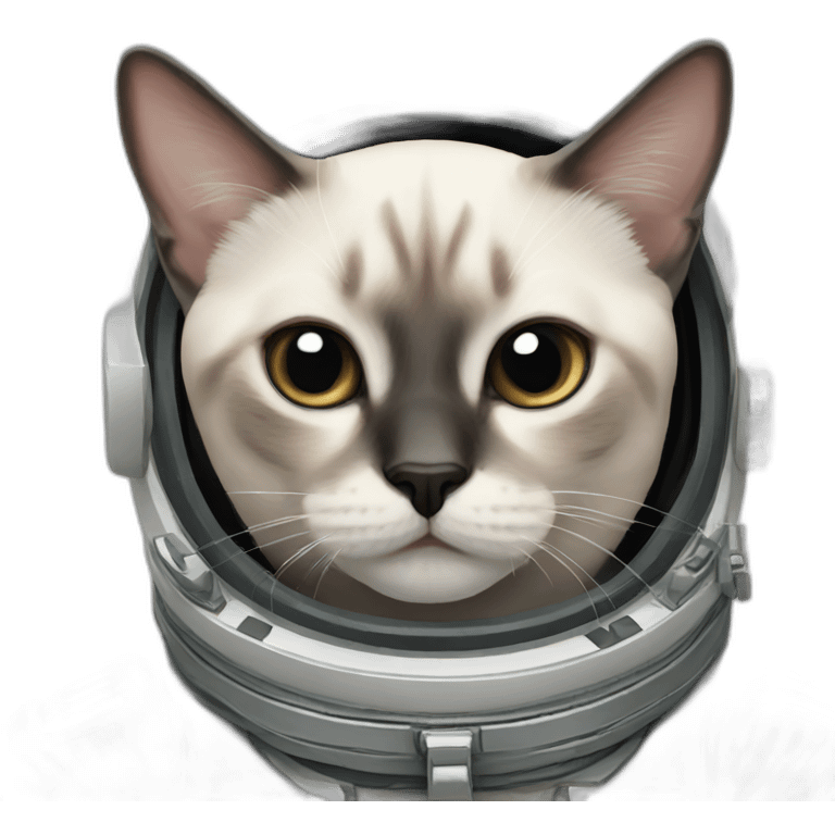 astronaut siamese cat emoji