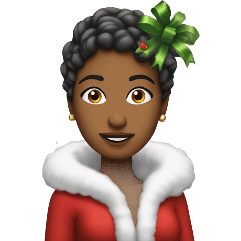 coquette christmas emoji