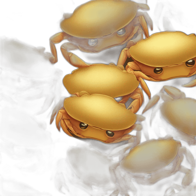 crab in the gold hill emoji