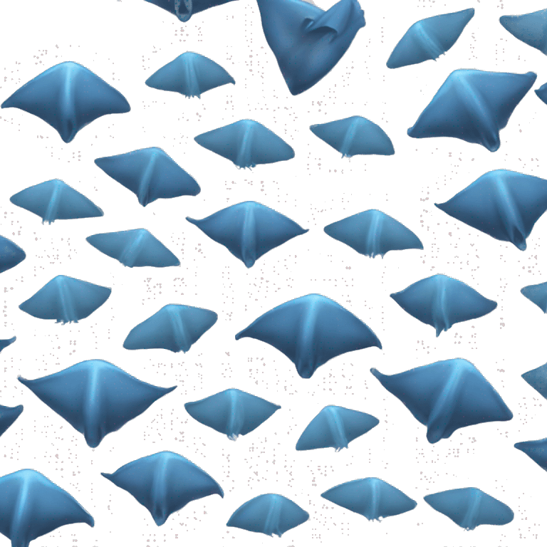 mantarraya azul emoji