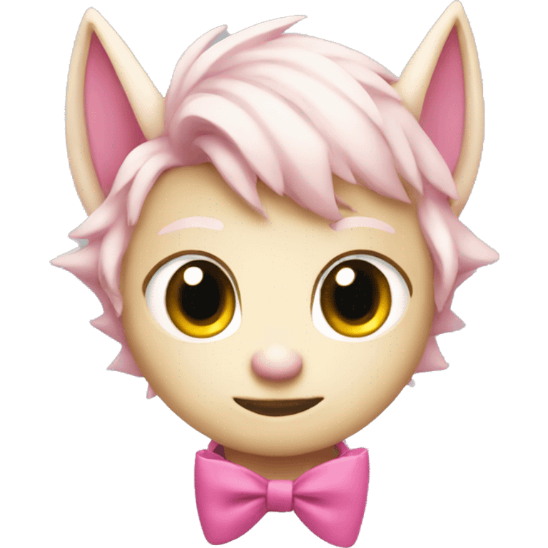 draco with pink bow  emoji