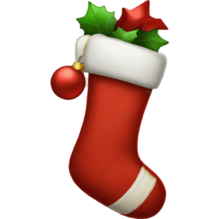 Christmas stocking emoji