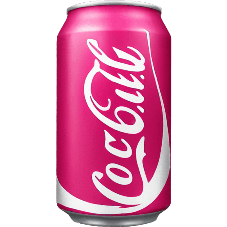 Pink coca cola can emoji