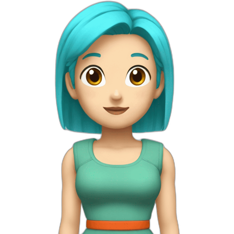 Bulma enbarazada emoji