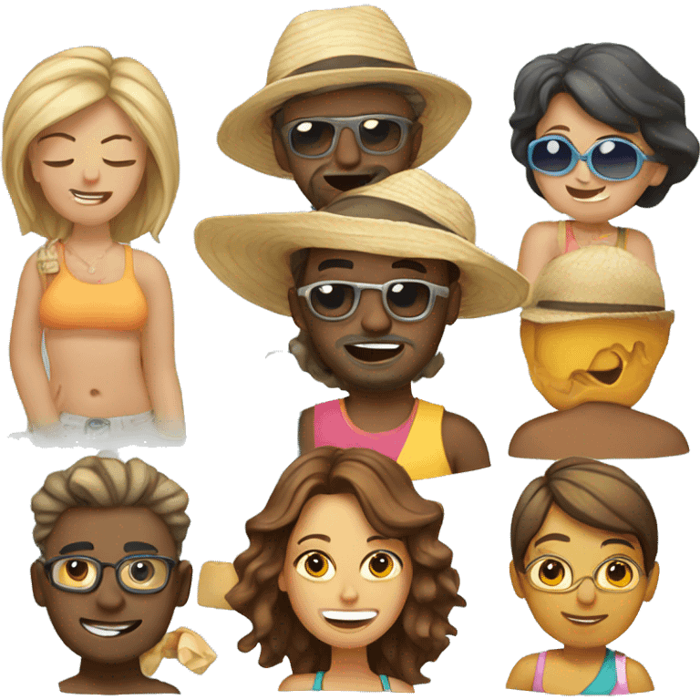 vacaciones divertidas emoji