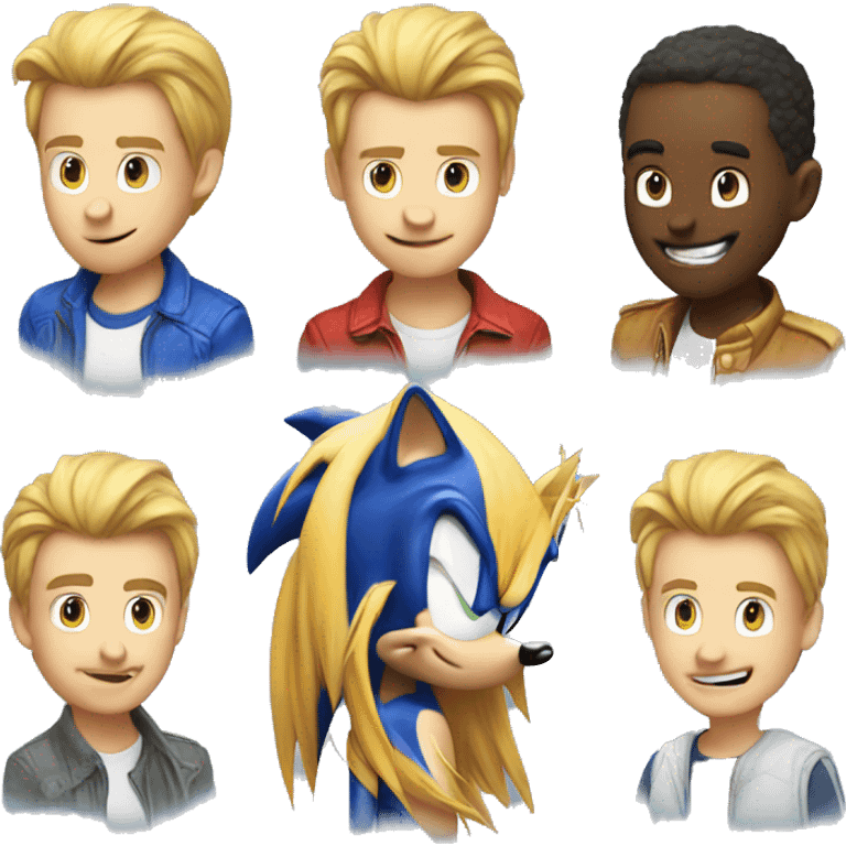 Sonic happy birthday Matthew emoji