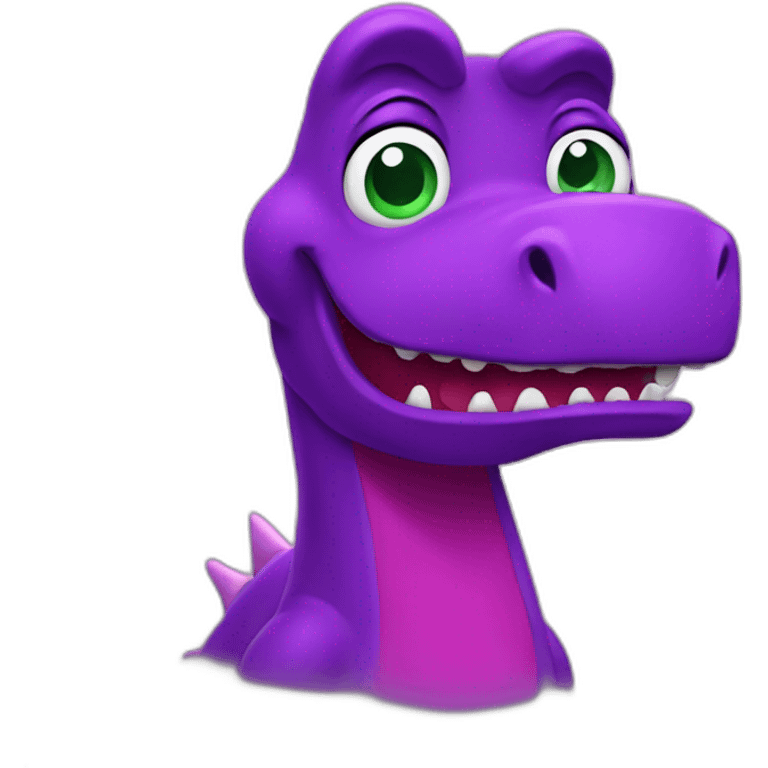 barney dinosaur emoji