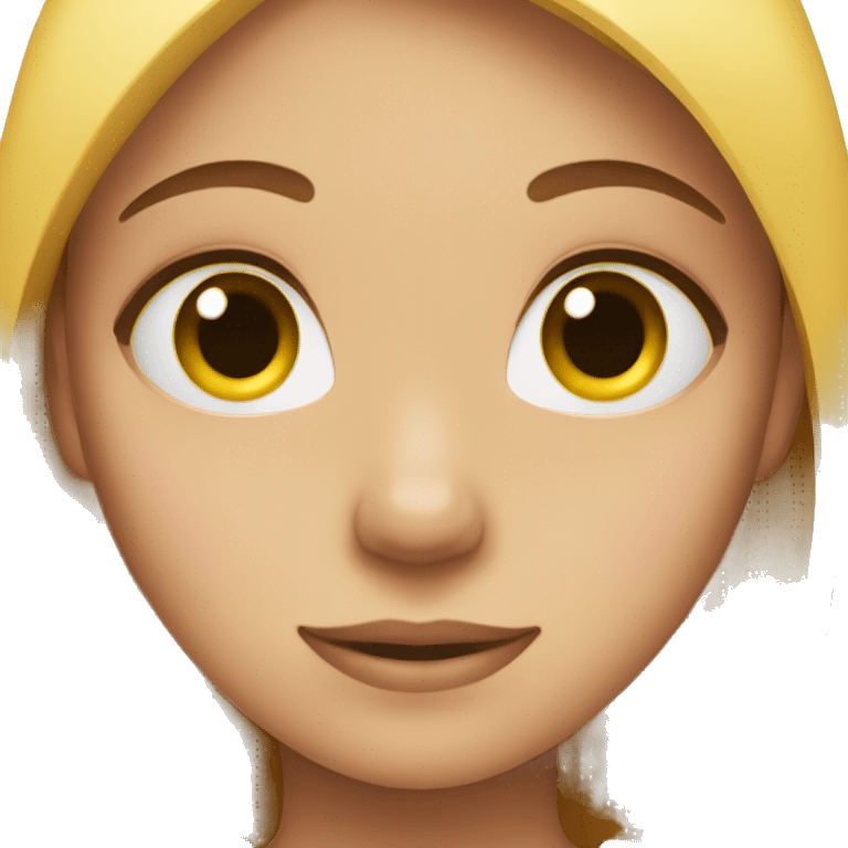 girl with hands across her face  emoji