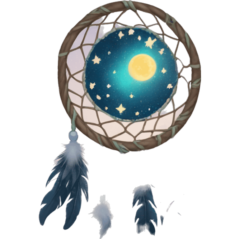 moon-and-stars-dreamcatcher emoji