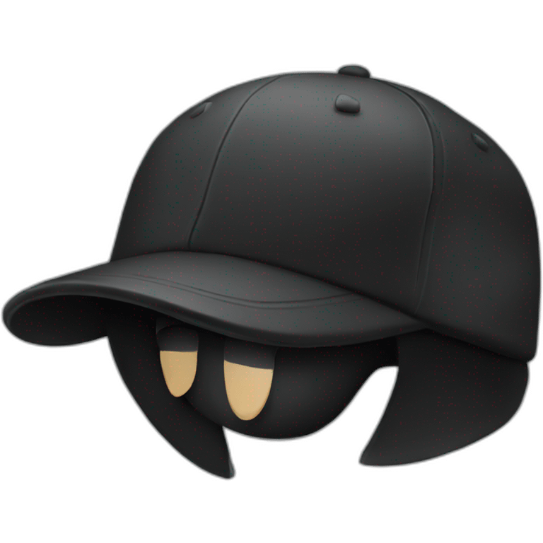 Black cap emoji